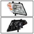 Acanii For 2009-2020 Nissan Frontier Truck Chrome Housing Headlight Headlamp Assembly Replacement Right Passenger Side