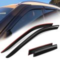 Auto Dynasty Window Visors For 2024-2026 Toyota Grand Highlander 4pcs Front Left Right Tape-on Deflectors Rain Guards Sun Wind 