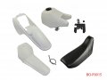 Plastic Fender Body Seat Gas Tank Kit For Yamaha Pw80 Peewee Pw 80 White