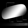 Auto Dynasty Driver Left Side Door Rear View Glass Lens Replacement Compatible With 98-11 Ford Crown Victoria Mercury Grand