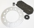 1988-1992 1997-1998 Fits Yamaha Yz125 Non-o Ring Chain And Sprocket 13 50 114 L