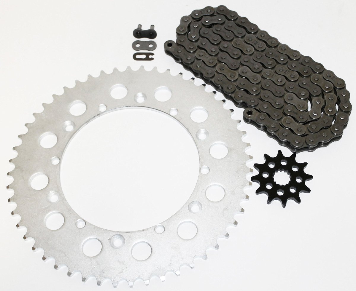 1988-1992 1997-1998 Fits Yamaha Yz125 Non-o Ring Chain And Sprocket 13 50 114 L