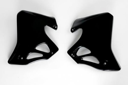 Ho02672001 Replacement Plastic Radiator Covers For Honda Cr125 250 95-6 Black Rear Body Panels
