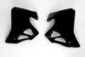 Ho02672001 Replacement Plastic Radiator Covers For Honda Cr125 250 95-6 Black Rear Body Panels 
