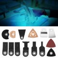 38pcs Standard Oscillating Multitools Saw Blades Power Tools Cutter Sandpapers Versatile Multitool Blade Set For Precision
