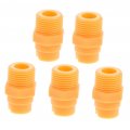 20 Pcs Cleaning Accessories Pressure Washer Hose Tips Male Thread Fan Nozzle Machine Yellow Garden Washing Conjoined