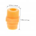 20 Pcs Cleaning Accessories Pressure Washer Hose Tips Male Thread Fan Nozzle Machine Yellow Garden Washing Conjoined