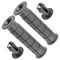 Caltric Handlebar Grips With Grip Ends Compatible Honda Rancher 420 Trx420 2x4 4x4 2007-2021 Recon 250 Trx250 2008-2009