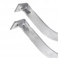 A-premium Set Of 2pcs Fuel Tank Straps Compatible With Jeep Cherokee 1997-2000 2 5l 1997-2001 4 0l Bolt On Gray Color Replace