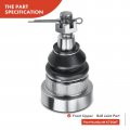 A-premium Set Of 4 Front Sway Bar Link Upper Ball Joint Compatible With Dodge Ram 1500 1994-1999 2500 3500 Rwd Only