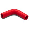 Auto Dynasty 1 Inches 90 Degree Elbow Turbo Intercooler Intake Piping Coupler Silicone Hose Red 