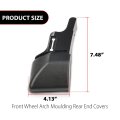 Front Wheel Arch Moulding Rear End Covers Pair For Land Rover Lr3 2009 Fit Lr4 Lr010635 Lr010636 Black Left Right Side