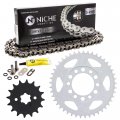 Niche Drive Sprocket Chain Combo For Yamaha Dt125 Front 16 Rear 45 Tooth 428v O-ring 112 Links