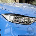 Nvcnx Headlight Eyebrow Eye Lid Protection Decoration For Bmw 4 Series F32 F33 F36 Car Headlamp Eyelid Strip Glossy Black