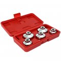 Ocpty 5-piece 3 8-inch Drive Oil Filter Wrench Socket Set 24mm 27mm 32mm 36mm 38mm
