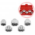 Ocpty 5-piece 3 8-inch Drive Oil Filter Wrench Socket Set 24mm 27mm 32mm 36mm 38mm