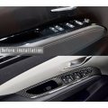 Window Lift Panel Cover Trim Carbon Fiber Interior Door Switch Button Replacement For Hyundai Santa Cruz 2022 And Later