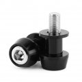 Akozon Swing Arm Spool 8 10mm Motorcycle Cnc Aluminium Alloy Sliders Stand Swingarm Bobbins 10mm-black 
