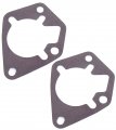 2 Air Filter Mounting Gaskets Compatible Replacement For 2404106s Oil And Fuel Resistant Composite Material Aftermarket Parts 