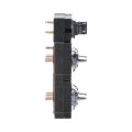 Power Window Switch Front Driver Side For Mercury Colony Park 1990 1991 Black Plastic Housing Bullet Terminal Female Connector