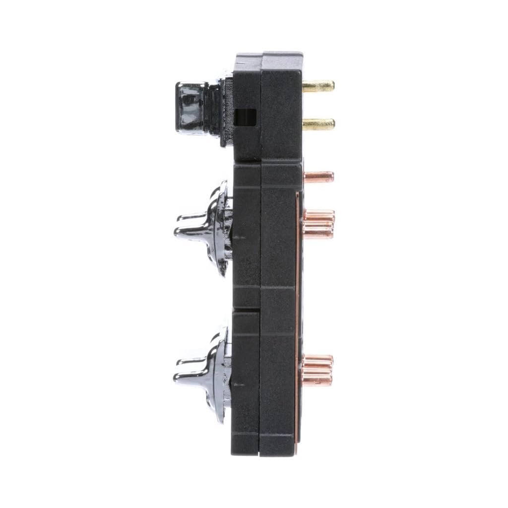 Power Window Switch Front Driver Side For Mercury Colony Park 1990 1991 Black Plastic Housing Bullet Terminal Female Connector