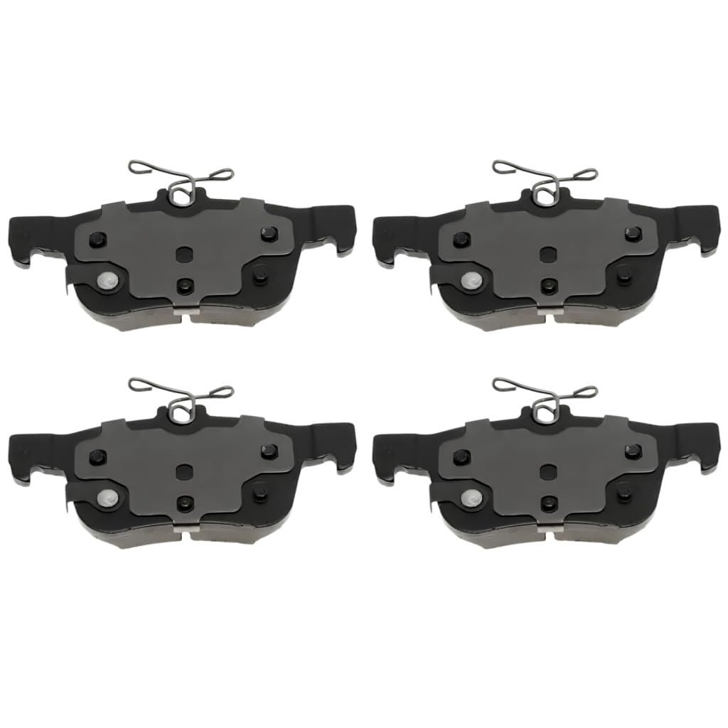 Rear Ceramic Brake Pad Set For Lincoln Mkx 2016 2018 Original Part Design Bonded Attachment Replacement 19387609 Alx Pau Ac