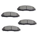 Front Disc Brake Pad Set D679 Semi Metal 4 Piece With Hardware For Ford F150 1997 2004 And Lincoln Blackwood 2002 