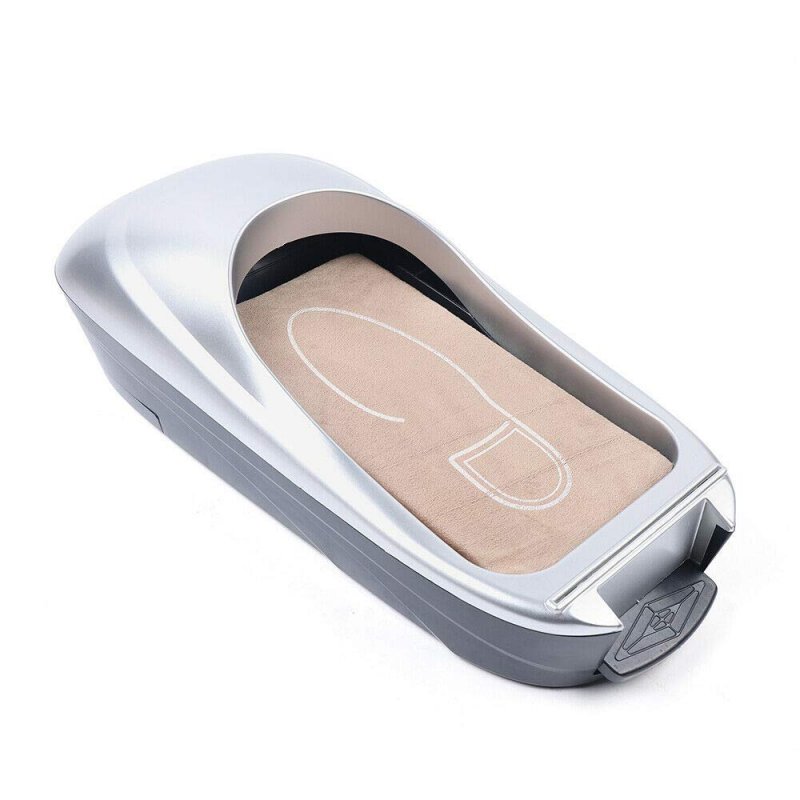Shoe Wrapping Machine Cover Home Office Lab Automatic Film Portable Disposable Overshoes Dispenser Covers For Indoor Silver W 1