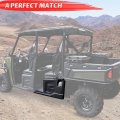 Black Rear Left Hand Fender With Rocker For Polaris Ranger Crew 570 Xp Full-size Ranger 900 1000 Diesel 2014-2019 Rear Side