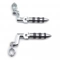 Xkh- Chrome O Ring Highway Foot Peg Kit 1 25 32mm Compatible With Magna Vf750 Vf1100 P N Xkh-216-058 Mt107-014-cd