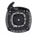 Qiilu Recoil Starter Assembly Engine Pull Start Fit For Subaru Robin Sp170 Ex170 20a-50211-00 Black