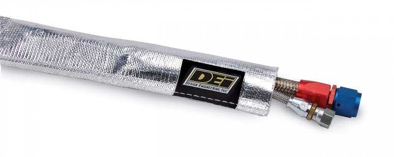 Design Engineering 010403b50 Heat Sheath 3 4 I D X 50ft Aluminized Sleeving For Ultimate Hi-temp Protection