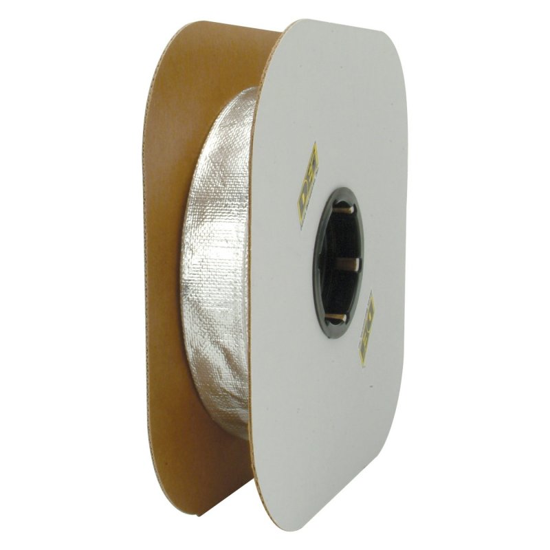 Design Engineering 010403b50 Heat Sheath 3 4 I D X 50ft Aluminized Sleeving For Ultimate Hi-temp Protection