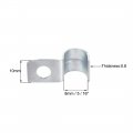 Uxcell 5 16 Emt One Hole Strap Pipe Zinc-plated Steel Reinforced Rib For Fixing On Various Surfaces 50pcs