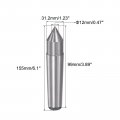Uxcell Mt4 Carbide Tipped Lathe Dead Center Morse Taper 4mt 60 Degree For Woodworking Woodturning Drill Tool Tungsten Steel