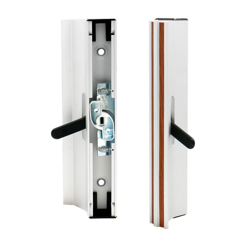Baomain 1 Set Patio Door Handle C-1005 4-15 16 Hole Centers Surface Mounted Clamp Style Aluminum
