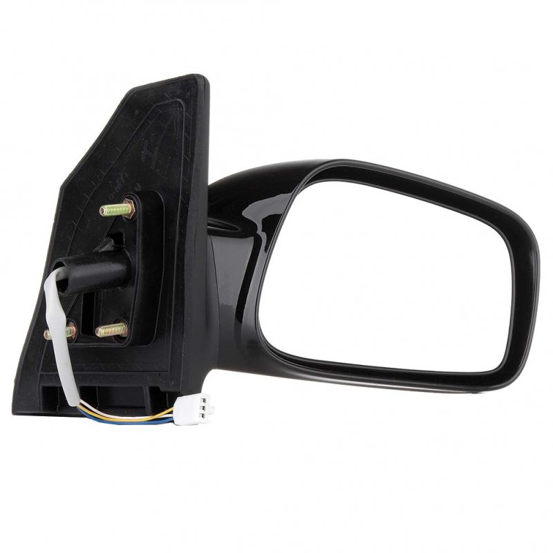 Passenger Side View Mirror For 2003-2008 Toyota Corolla Power Adjust No Folding Non Heated Black Abs Exterior