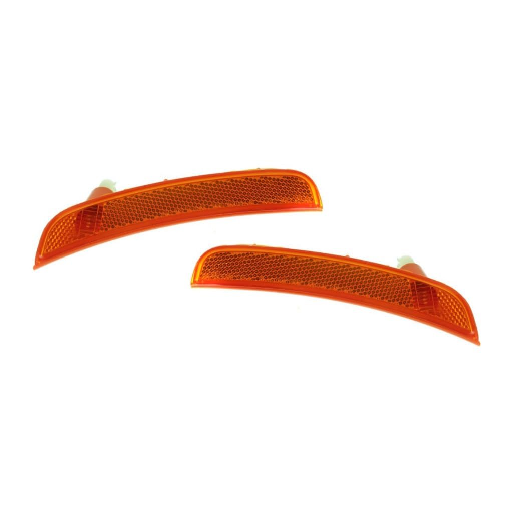 Front Side Marker Light Assembly Pair For Fiat 500 2012 2019 Amber Driver And Passenger Capa Certified Fi2554100c Fi2555100c