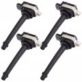 Pack Of 4 Ignition Coils For Nissan Sentra Tiida March 2007 To 2012 Fits Uf591 C1564 5c1621 22448ed800 