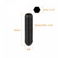 Uxcell Ball Point Set Screws 10pcs M6 X 25mm High Carbon Steel Metric Spring Hex Socket Grub Screw