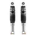 Dual Rear Shock Absorbers For Chinese Gy6 Scooter Mopeds 305mm Length With Adjustable Spring Preload And 10mm Mounting Hole