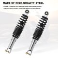 Dual Rear Shock Absorbers For Chinese Gy6 Scooter Mopeds 305mm Length With Adjustable Spring Preload And 10mm Mounting Hole