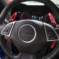 Cherocar Steering Wheel Shift Paddle Shifter Trim Cover For Chevrolet Camaro 2017 Aluminum Interior Decoration Accessories 1pc