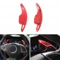 Cherocar Steering Wheel Shift Paddle Shifter Trim Cover For Chevrolet Camaro 2017 Aluminum Interior Decoration Accessories 1pc