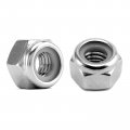 5 16-18 Nylon Insert Hex Lock Nuts 100 Piece Set 304 Stainless Steel Bright Finish External Drive 