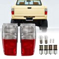 Usr 84-89runner Tail Light With 4 Led Bulbs Upgrades Red Clear Rear Lamps Set Left Right For 1984-1988 Toyota Pickup Truck 2wd 
