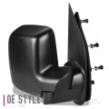 Fo1321395 Oe Style Manual Passenger Right Side View Door Mirror Compatible With Ford E150 E250 Econoline 10-14