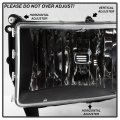 Acanii For Black 1994-2001 Dodge Ram 1500 2500 3500 Headlights W Corner Lights Signal Lamps Driver Passenger Side