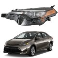 Driver Side Headlight Assembly Replacement For Toyota Corolla Le 2017-2019 Headlights W Drl Projector Chrome Clear 8115002m90 