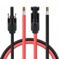 20 Feet 10awg Solar Panel Cable Wire Extension 10 Gauge With Female And Male Connectors 20ft Red Black 